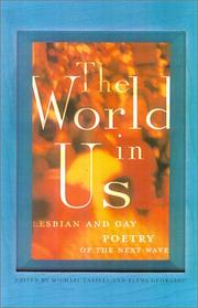 Cover of: The world in us: lesbian and gay poetry of the next wave : an anthology
