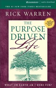 best books about Meaning The Purpose Driven Life