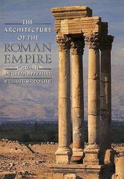 best books about architecture The Architecture of the Roman Empire: An Urban Appraisal