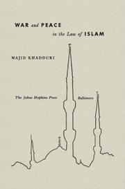 Cover of: War and peace in the law of Islam