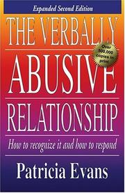 Cover of: The verbally abusive relationship
