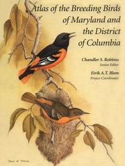 Cover of: Atlas of the Breeding Birds of Maryland and the District of Columbia