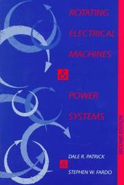 Cover of: Rotating electrical machines and power systems