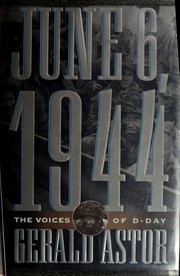 Cover of: June 6, 1944