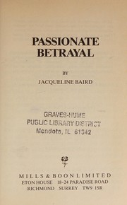 Cover of: Passionate betrayal