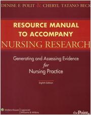 best books about Nursing School Nursing Research: Generating and Assessing Evidence for Nursing Practice