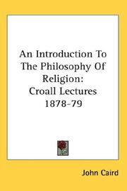 An introduction to the philosophy of religion