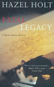 Cover of: Fatal legacy: a Sheila Malory mystery