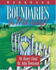 Cover of: Boundaries in marriage workbook