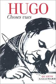 Cover of Choses vues