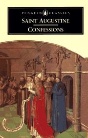 Cover of: Confessions by Augustine of Hippo