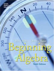Beginning algebra. by John Tobey