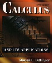 Calculus by Marvin L. Bittinger, David J. Ellenbogen