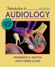 Cover of: Introduction to Audiology by Frederick N. Martin, John Greer Clark