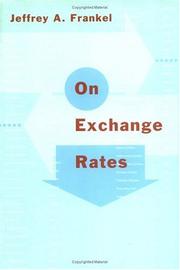 On exchange rates by Jeffrey A. Frankel