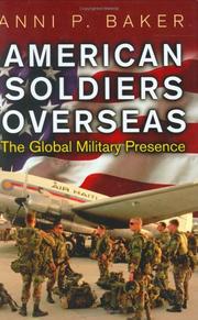 Cover of: American Soldiers Overseas | Anni P. Baker