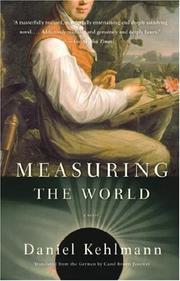 Measuring the world by Daniel Kehlmann
