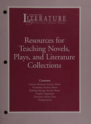 Resources for teaching novels, plays, and literature collections by Prentice-Hall, inc.