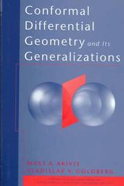 Cover of: Conformal differential geometry and its generalizations by M. A. Akivis