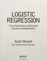 Logistic regression by Scott W. Menard