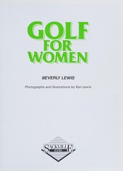Cover of: Golf for women by Beverly Lewis