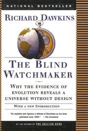 Cover of: The Blind Watchmaker by Richard Dawkins