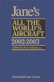 Cover of: Jane's All Worlds Aircraft, 2002-2003 (Jane's All the World's Aircraft) by Paul Jackson