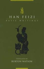 Cover of: Han Feizi by Burton Watson