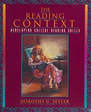 The Reading Context by Dorothy U. Seyler, Kate Chopin