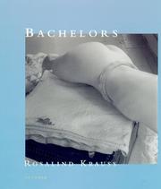 Bachelors by Rosalind E. Krauss