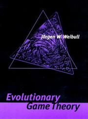 Evolutionary game theory by Jörgen W. Weibull