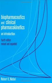 Biopharmaceutics and clinical pharmacokinetics | Open Library