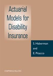 Cover of: Actuarial models for disability insurance by Steven Haberman