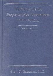 Cover of: Treatments of Psychiatric Disorders (2 Volume Set) (Treatments of Psychiatric Disorders) by Glen O. Gabbard M.D.