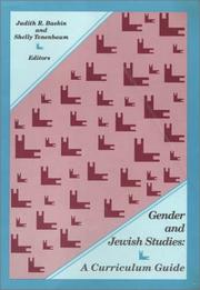 Cover of: Gender & Jewish studies by Judith Reesa Baskin, Shelly Tenenbaum
