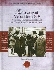 Cover of: The Treaty of Versailles, 1919 | Corona Brezina