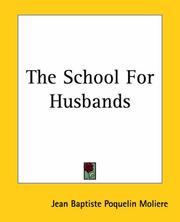 Cover of: The School for Husbands by Molière