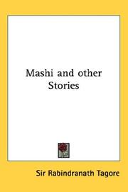 Cover of: Mashi, and other stories by Rabindranath Tagore