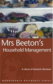 Cover of: Mrs Beeton's Household Management (Reference) by Mrs. Beeton