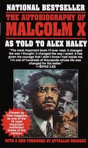 The autobiography of Malcolm X by Alex Haley, Malcolm X