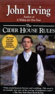 Cover of: The cider house rules by John Irving