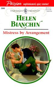 Mistress By Arrangement  (Presents Passion) by Helen Bianchin