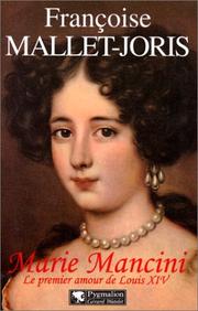Cover of: Marie Mancini by Françoise Mallet-Joris - 2177259-M
