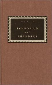 Cover of: Symposium and Phaedrus by Πλάτων