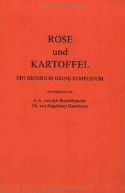 Cover of: Rose und Kartoffel by A. A. van den Braembussche