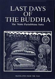 Cover of: Last days of the Buddha by Francis Story