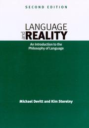 Language and reality by Michael Devitt