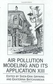 Cover of: Air pollution modeling and its application XIII by Sven-Erik Gryning