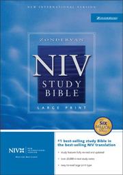 Cover of: Zondervan NIV Study Bible by Kenneth L. Barker