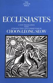 Ecclesiastes by Choon-Leon Seow